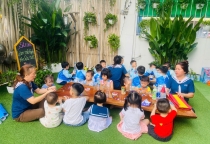 TIẾT STEAM SÁNG TẠO - LỚP NEMO & SALMON TẠO HÌNH TÊN LỬA !